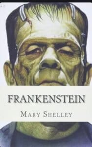 Mary Shelly, Frankenstein book cover