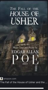 The fall of the house of usher, Edgar Allan Poe, book cover