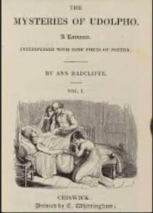 Mysteries of udolpho, Ann Radcliffe, book cover